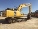 Used Excavator in yard,Used Komatsu Excavator in yard,Side of used Excavator,Front of used Excavator